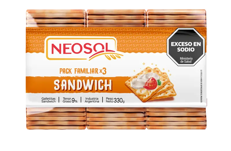 Galletitas Tripack Neosol 330g