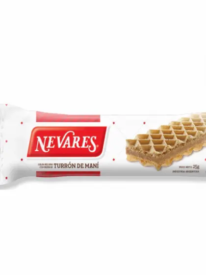 Turrón De Maní Nevares 25g