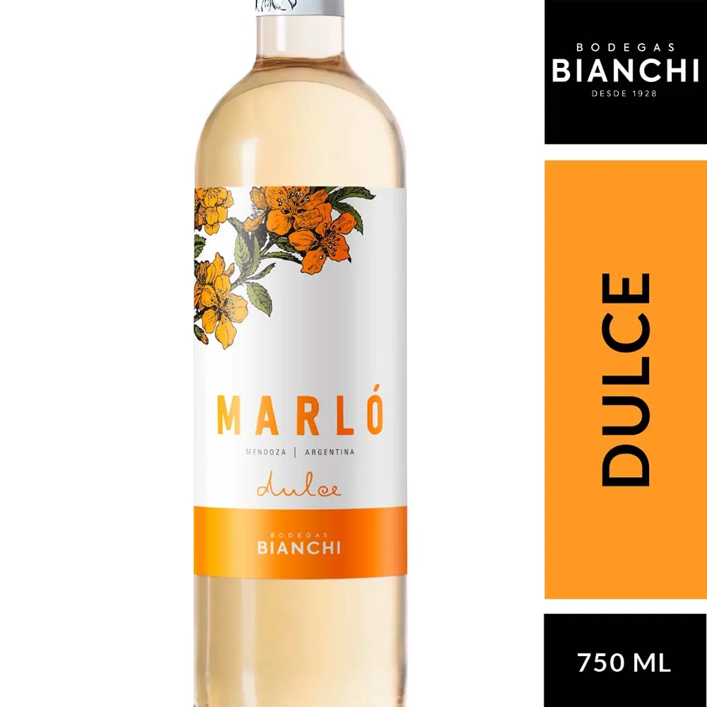 Vino Blanco Dulce Marlo 750cc