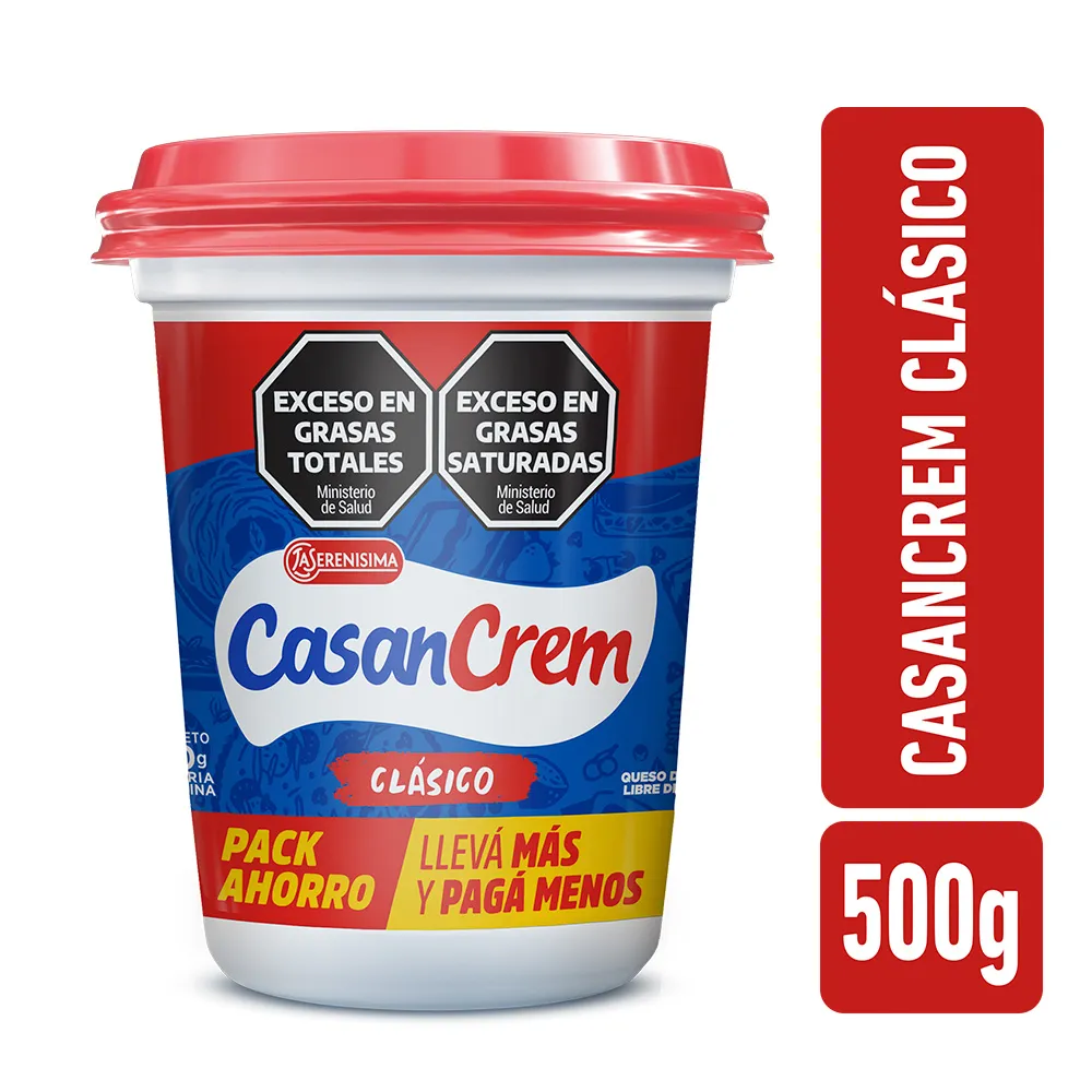 Queso Crema Casancrem Entero 500 g