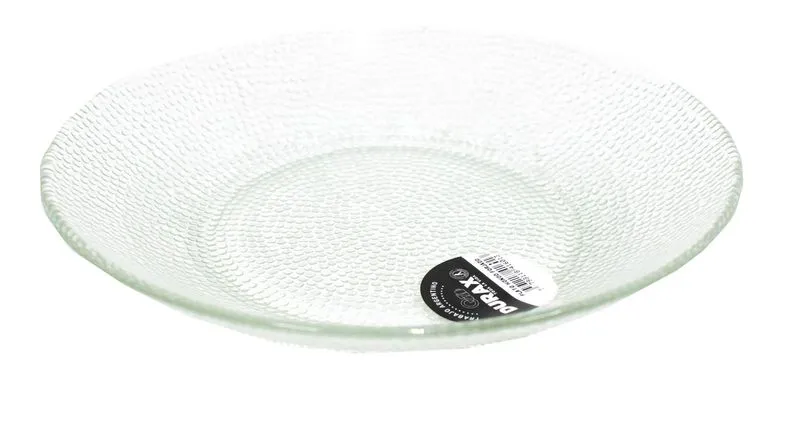 Plato Durax Hondo Forjado Transparente