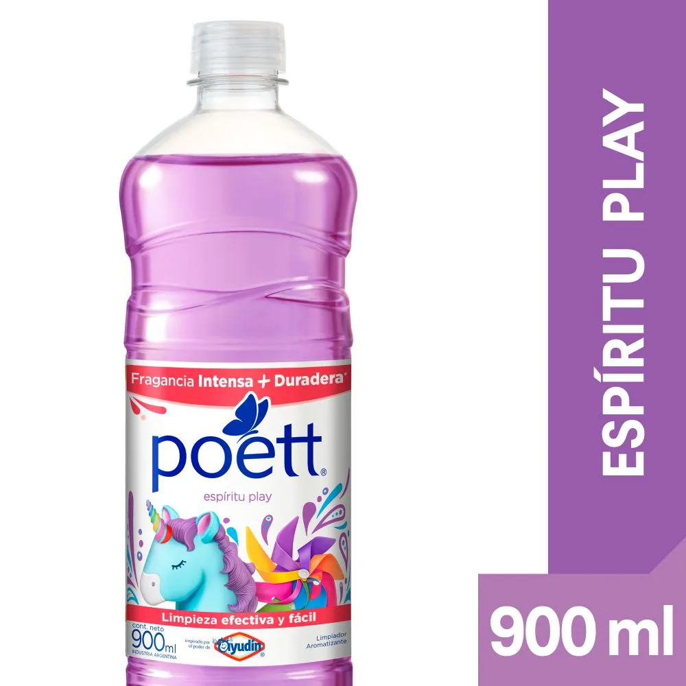 Limpiador Espíritu Play Poett 900Ml