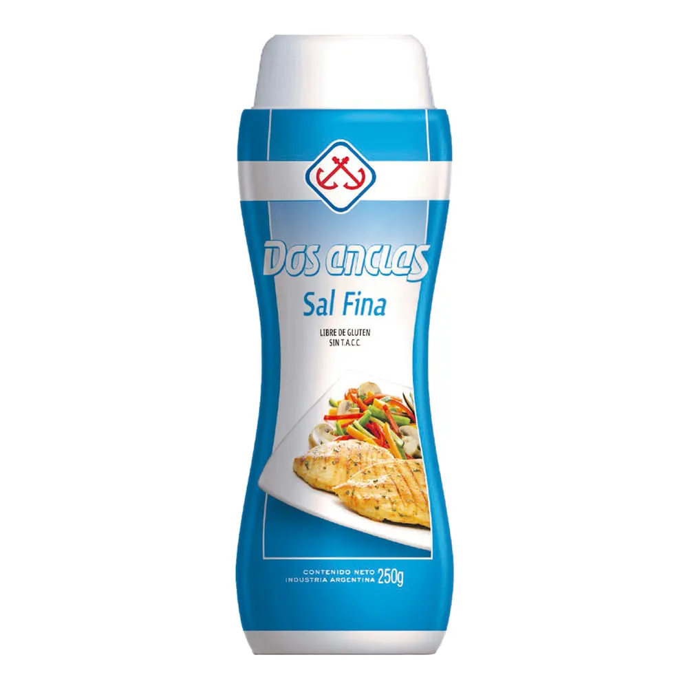 Sal Fina Salero Dos Anclas X 250 Gr