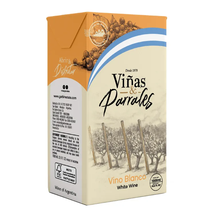 Vino Blanco Viñas Y Parrales 1 L