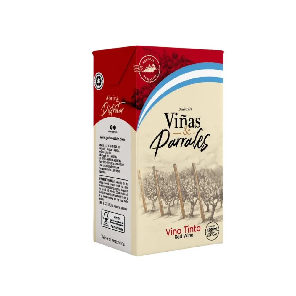 Vino Tinto Viñas y Parrals 1 Lt.