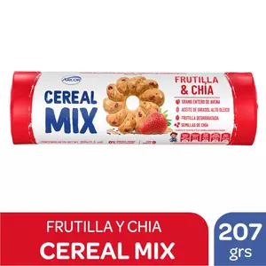 Galletita Frutilla Cereal Mix 207g