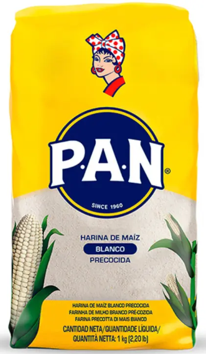 Harina Para Arepas Blanco Pan 1 Kg