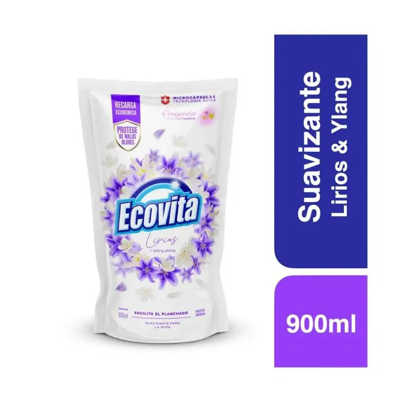 Suavizante Lirios Ecovita 900Ml