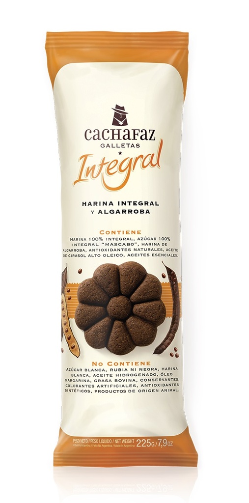 Galletita Integral Algarroba Cachafaz 225g