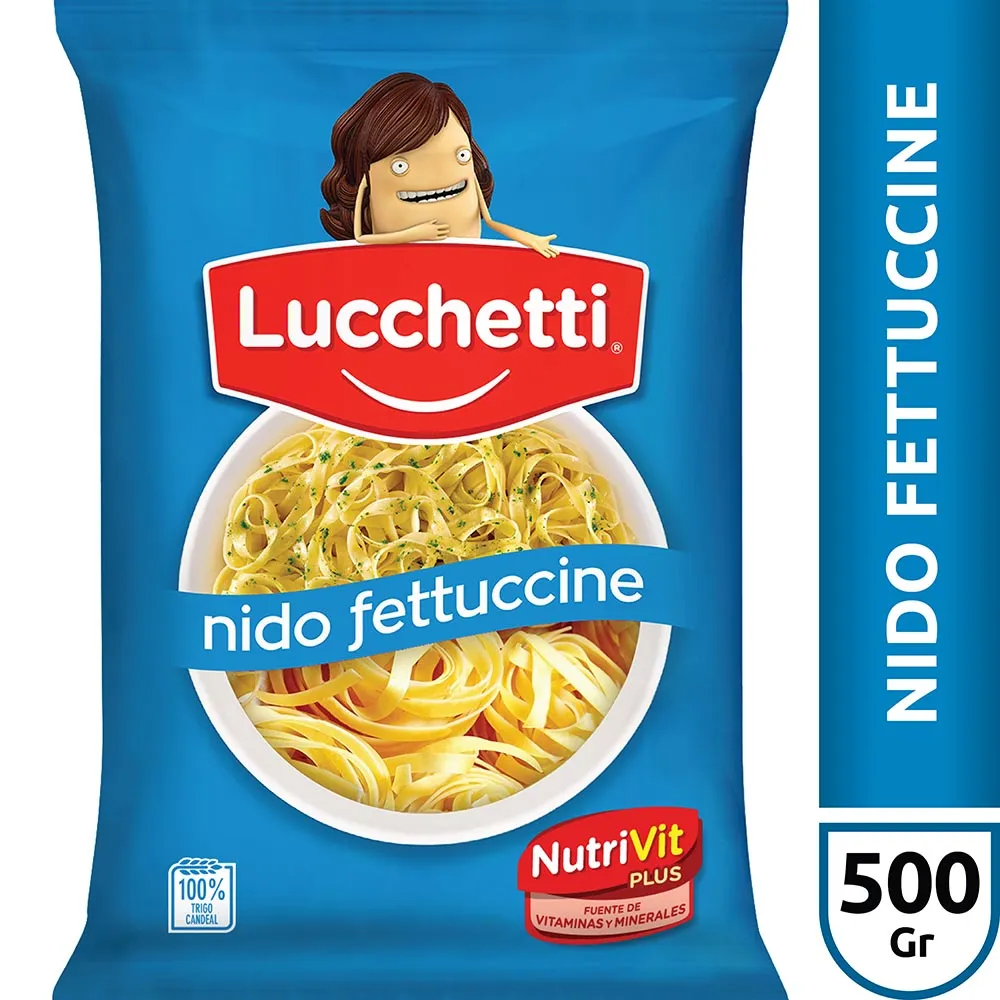 Fideos Nido Fettuccine Lucchetti 500g 