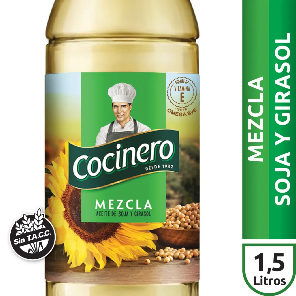Aceite Mezcla Cocinero 1.5 L