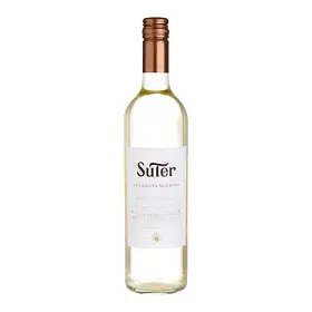 Vino Blanco Dulce Etiqueta Marrón Suter