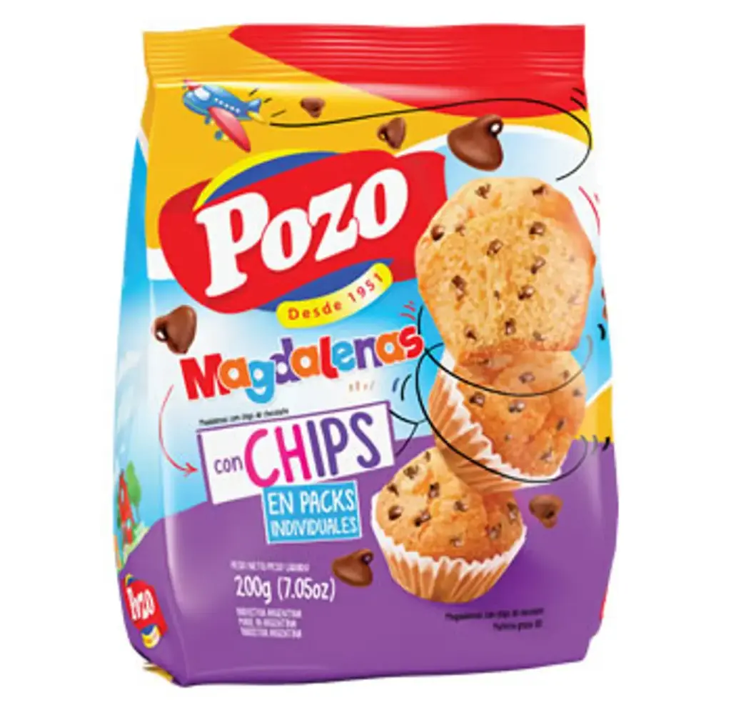 Magdalenas Con Chip Pozo 220g