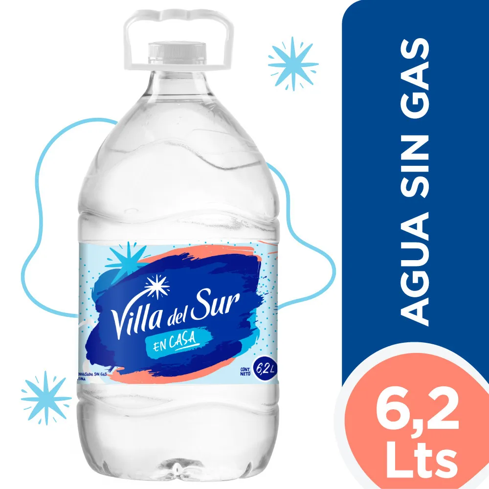 Agua Mineral Bidon Villa del Sur 6.2 l