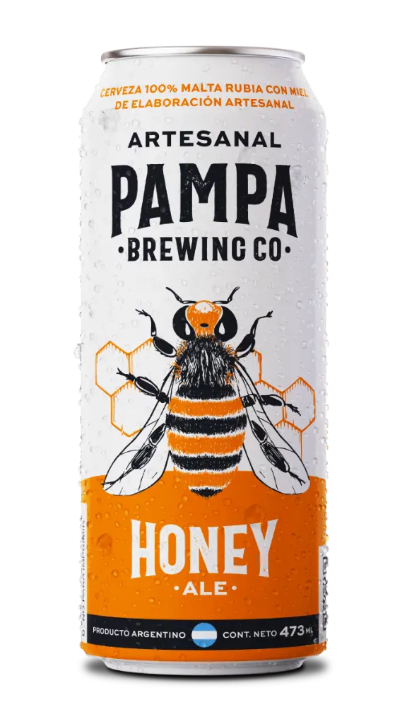 Cerveza Artesanal Honey Pampa 473ml