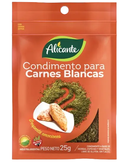 Condimento Carnes Blancas 25g