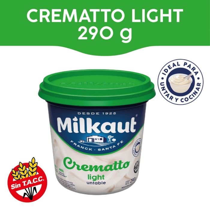 Queso Crema Balance Crematto Milkaut 285g