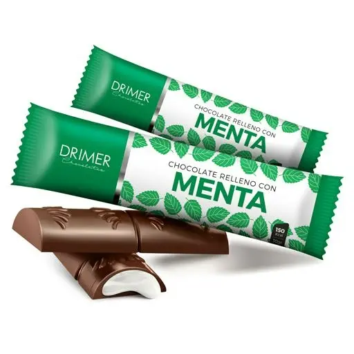 Barra Chocolate Relleno Menta Drimer 30g