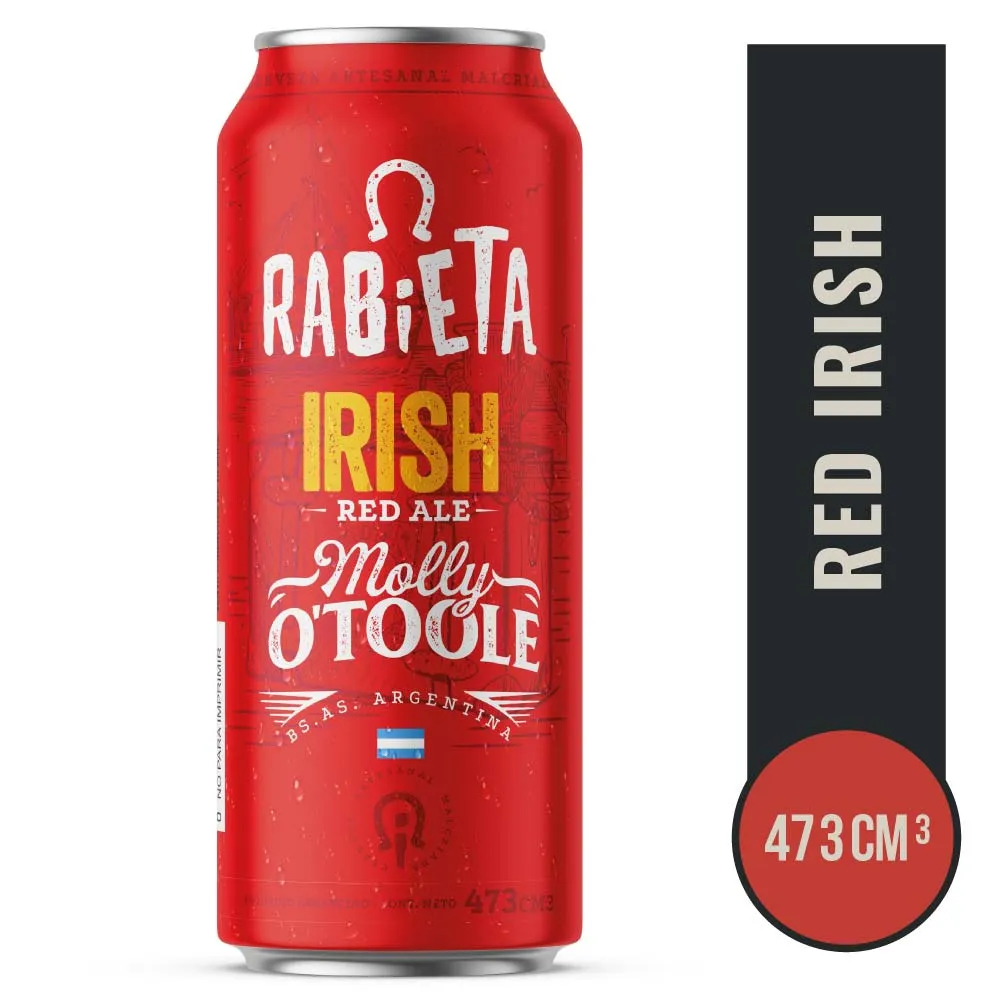 Cerveza Rabieta Red Irish Ale 473 cc