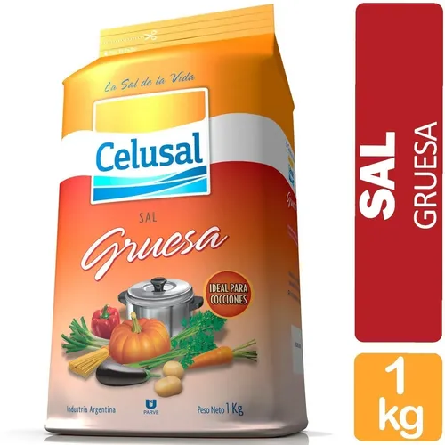 Sal gruesa celusal paquete 1kgs