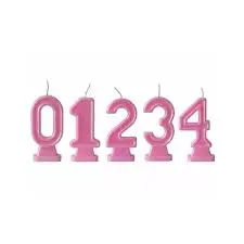 Velas Número Rosal Gibre 