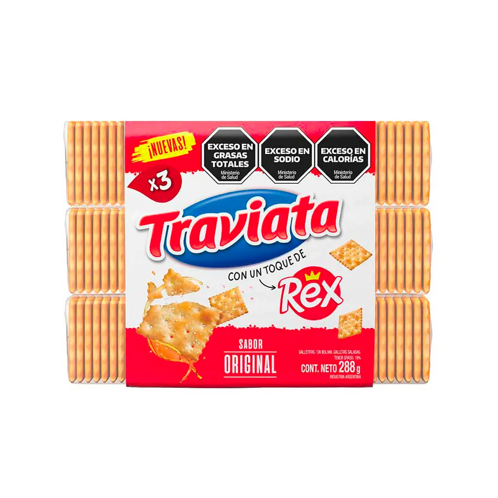 Galletitas Traviata Saladas Rex 288 g