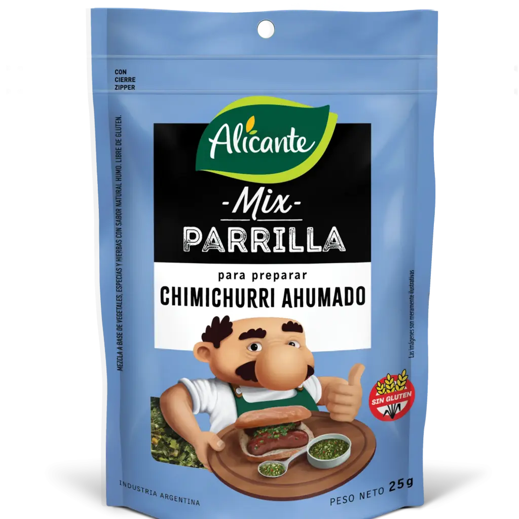 Mix Parrilla Chimichurri Ahumado Alicante 25g