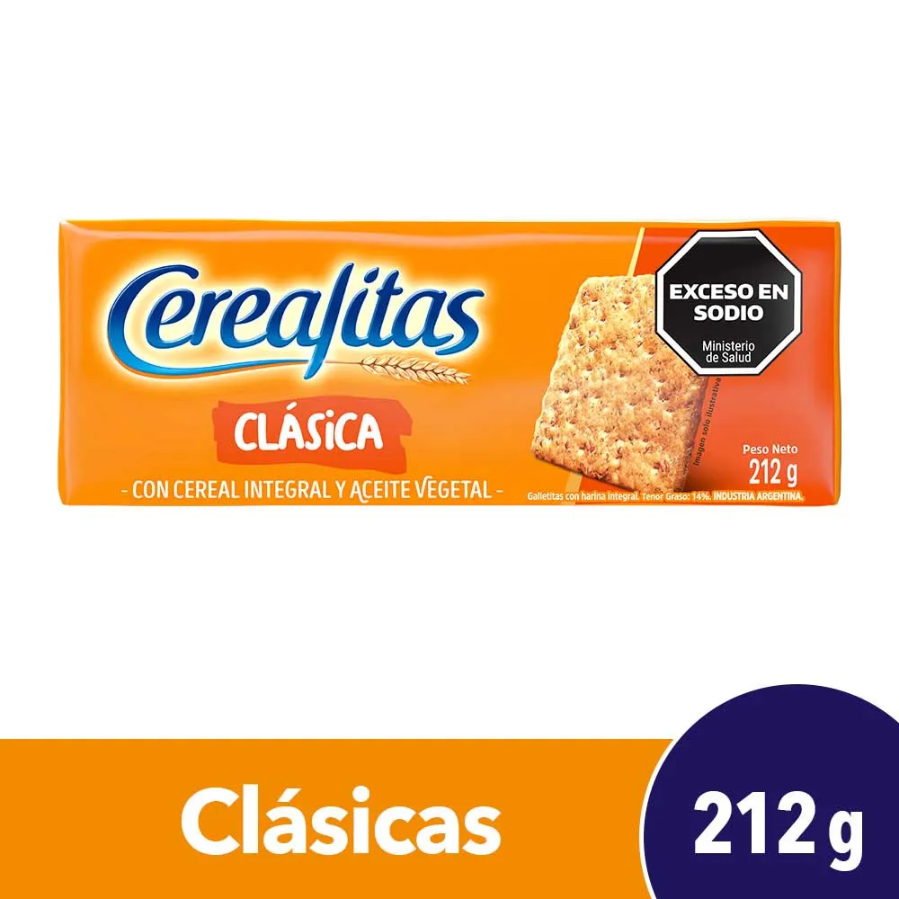 Galletita Cerealitas Clasica 212 g