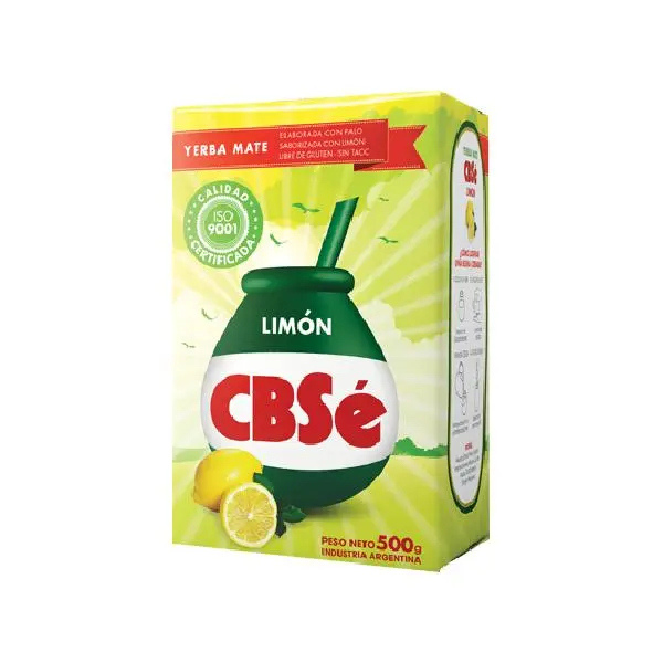 Yerba mate cbse saborizada limon 500grs