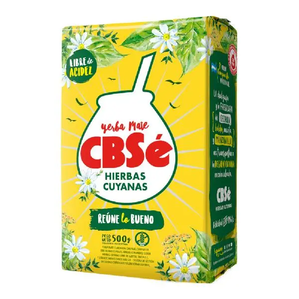 Yerba mate cbse compuesta con hierbas cuyanas 500grs