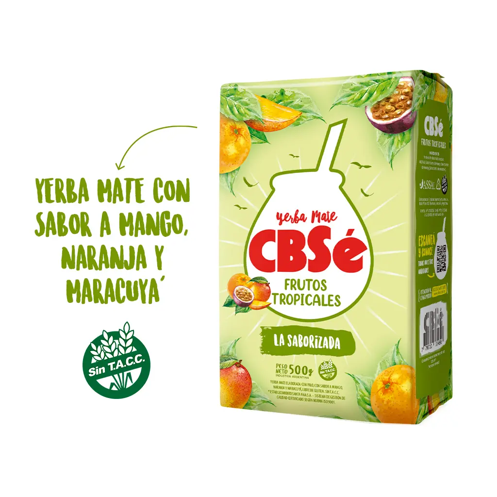 Yerba Cbse Frutos Tropicales 500gr