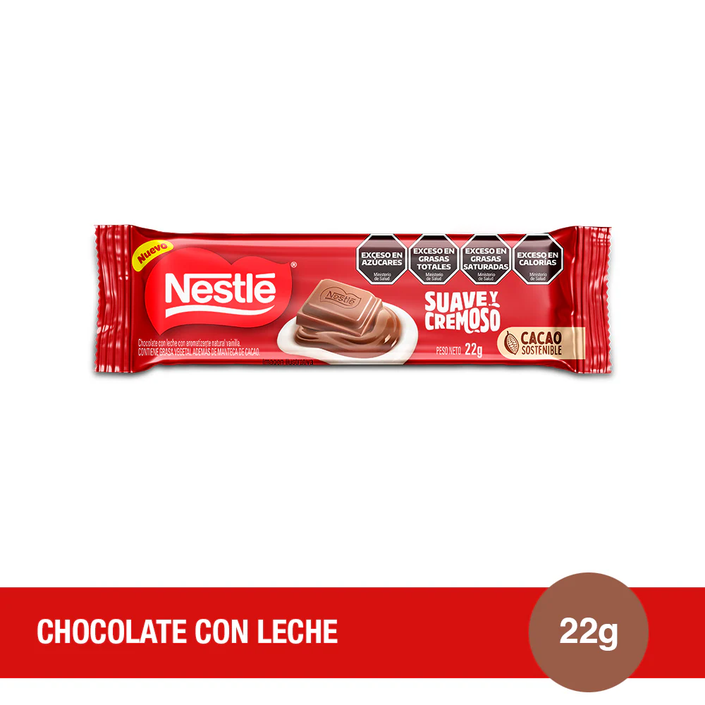 NESTLÉ® Chocolate con leche x22g x16u