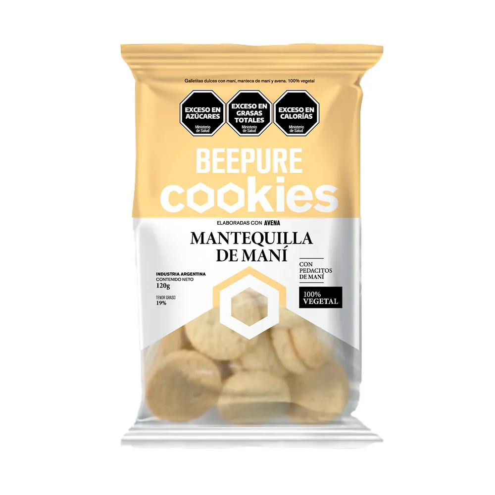 Galletitas Avena Y Mantequilla De Maní Beepure