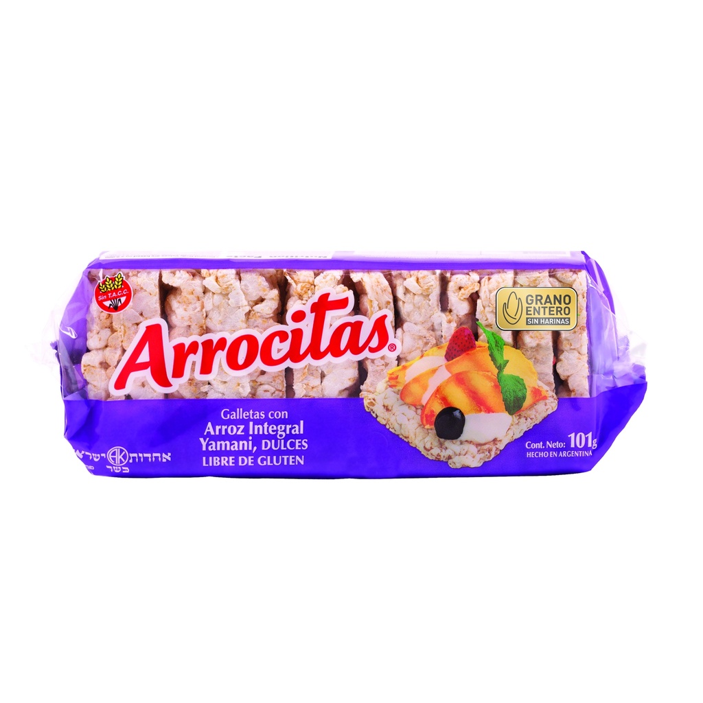 Galletitas De Arroz Dulces Arrocitas 101g
