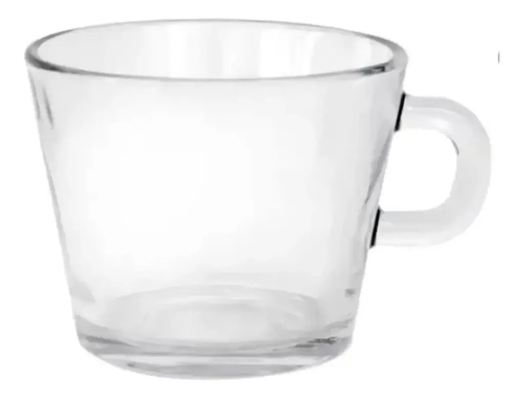 Tazas De Vidrio Durax Taza Cafe Tango 187 Ml