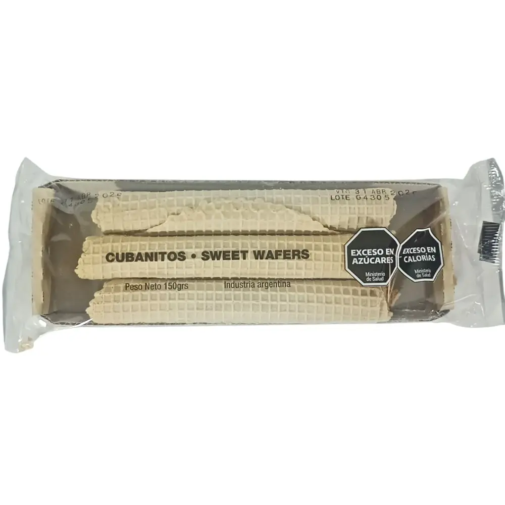 Cubanitos Largos para Rellenar La Amistad 150 g