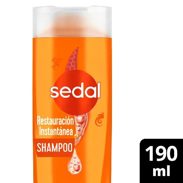 Shampoo restauración instantánea sedal 190cm3