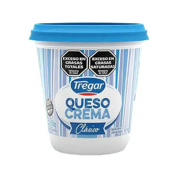 Queso crema tregar clásico pote 280grs