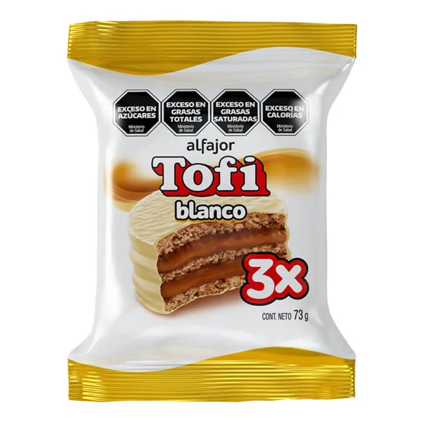 Alfajor Triple Blanco Tofi 73g