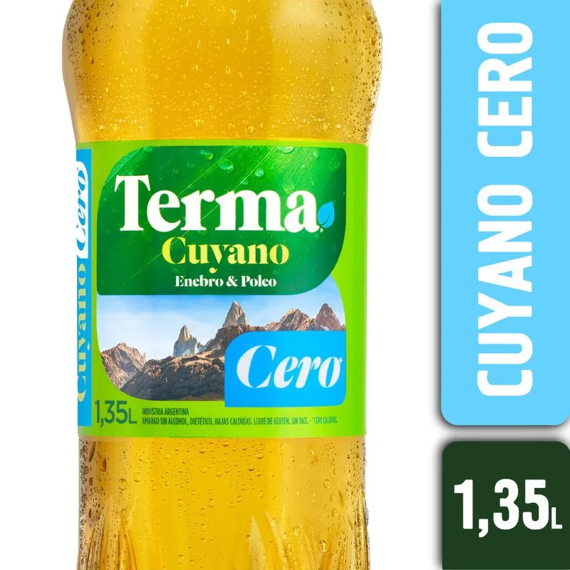 Aperitivo sin Alcohol Cuyano Cero Terma 1350 ml