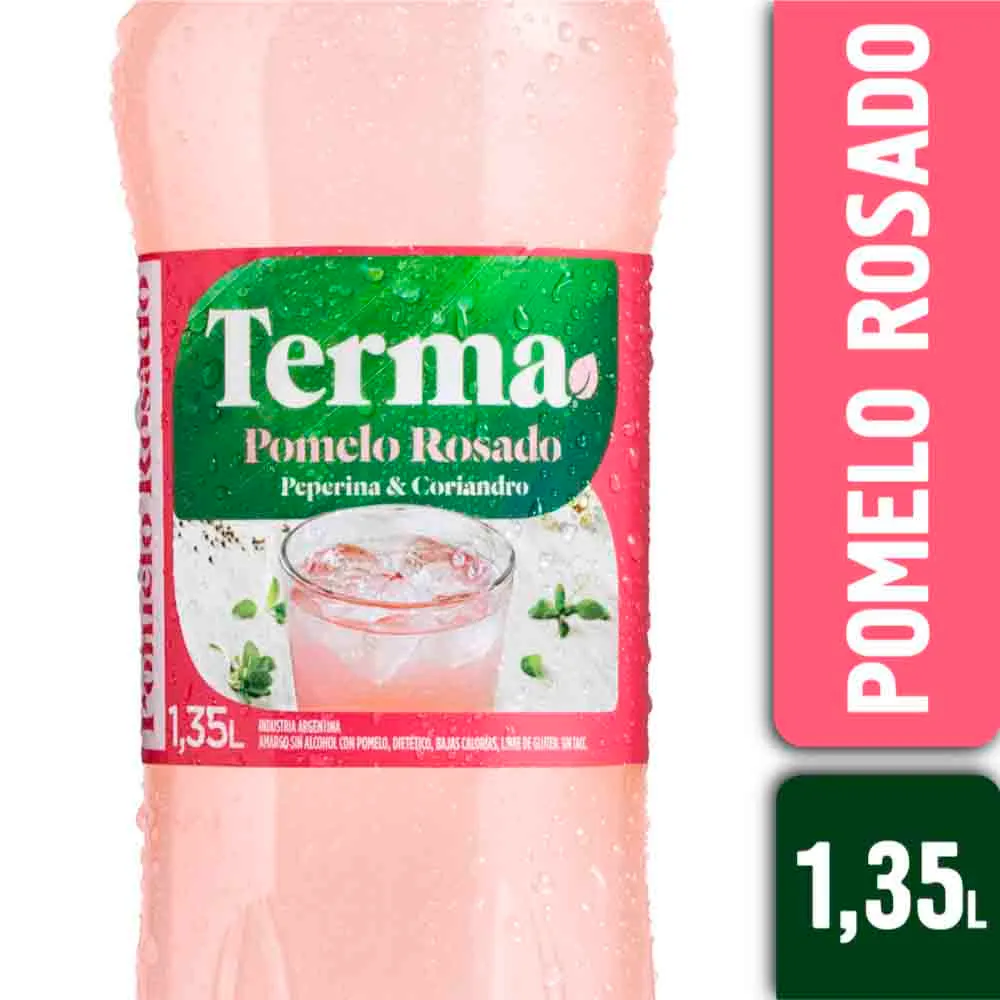 Aperitivo sin alcohol terma pomelo rosado 1350cm3