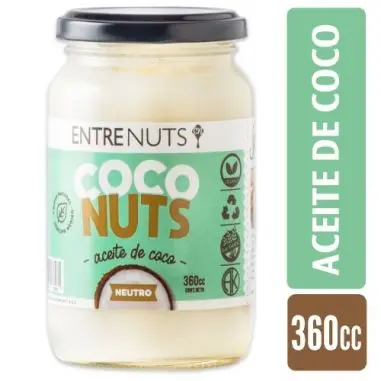 Aceite De Coco Neutro Entrenuts 360g