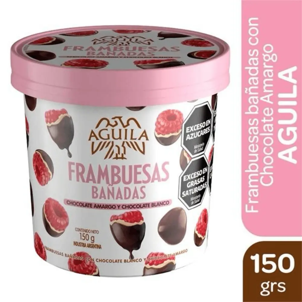 Frambuesas con Chocolate Amargo Aguila 150 gr