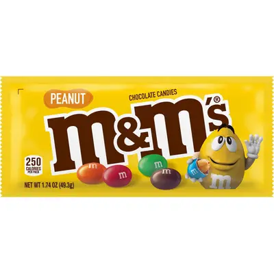Confites con maní M&M 49 g.