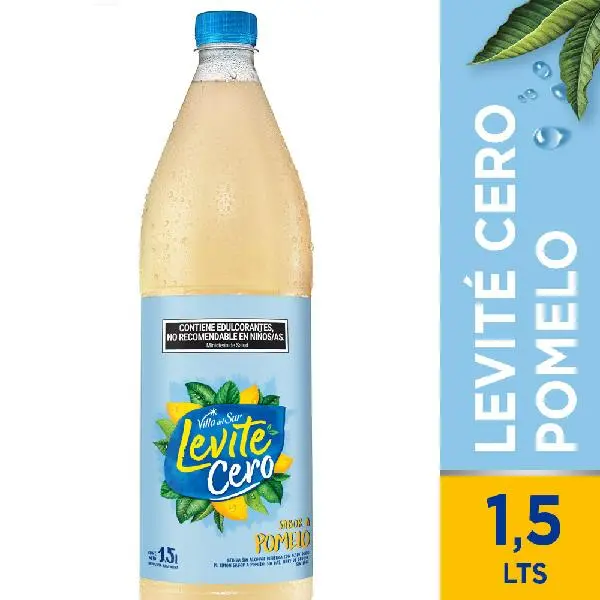 Agua Sin Gas Pomelo Vds Levite Cero 1.5Ml