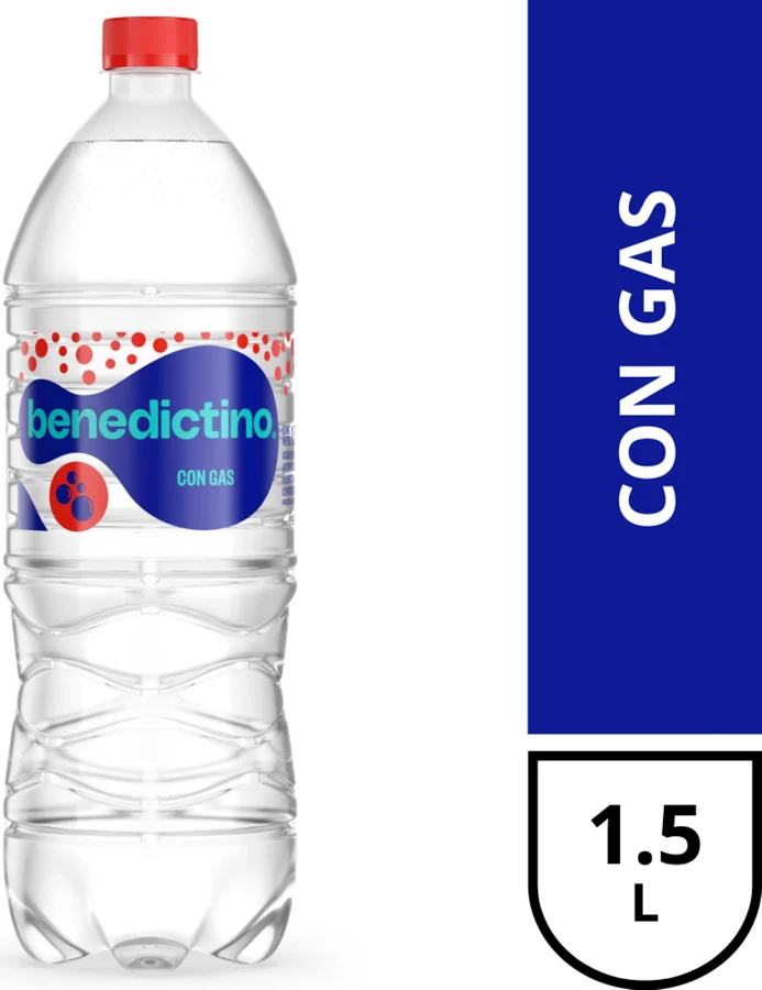 Agua Con Gas Benedictino 1.5 l