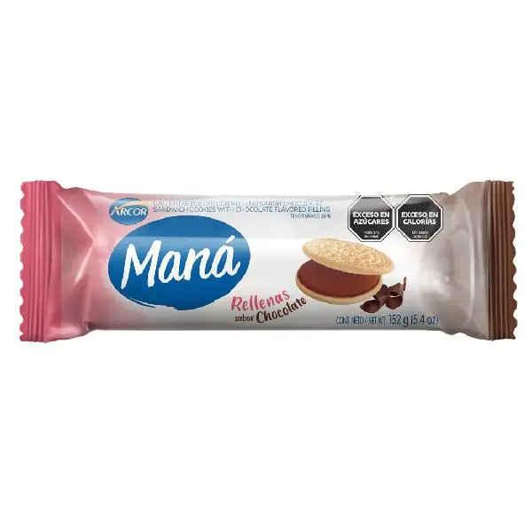 Galletita Mana Vainilla Y Chocolate X152 Gr