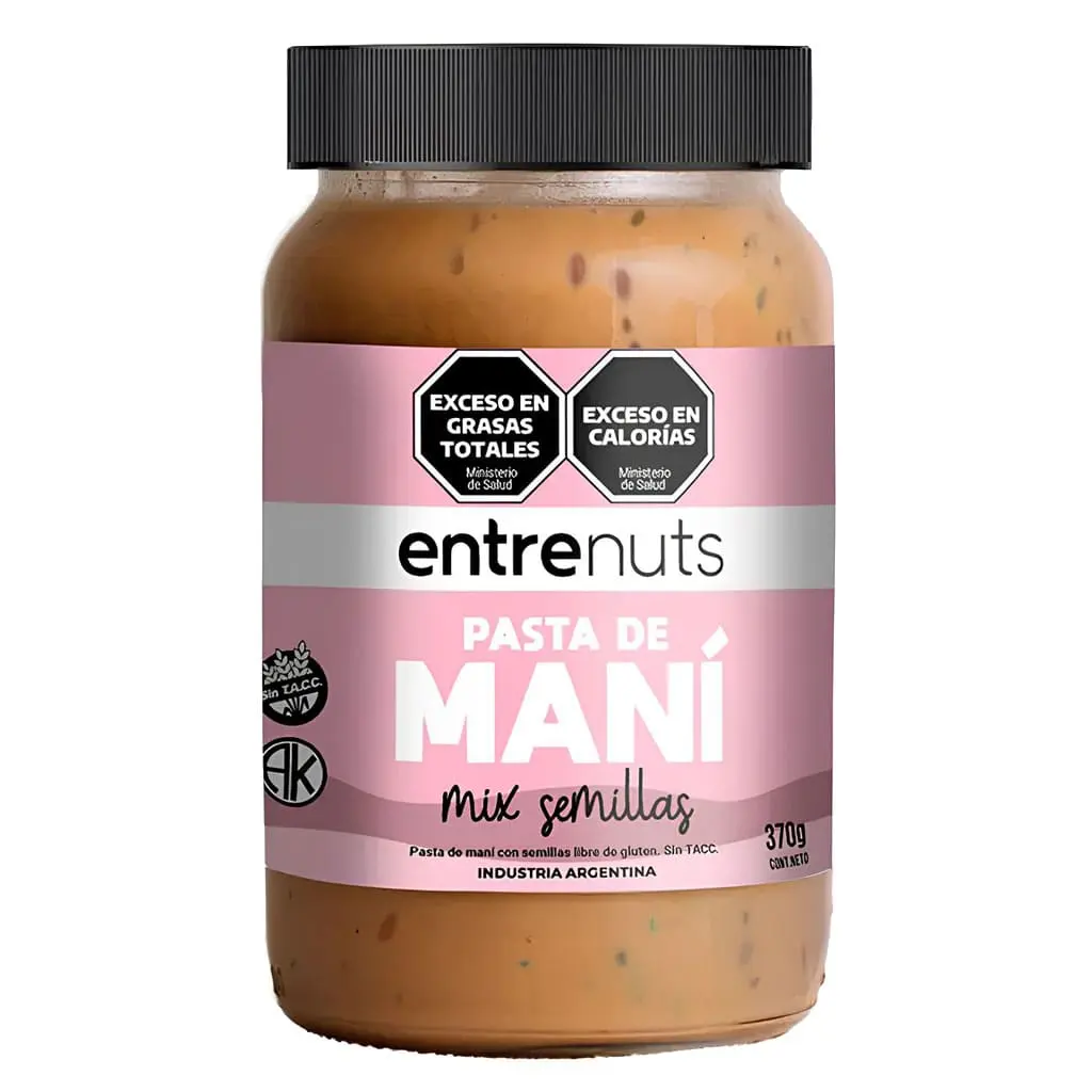 Pasta De Mani Mix Semillas Entrenuts 370g