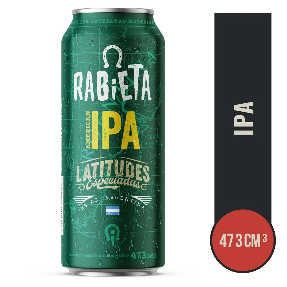 Cerveza Rabieta American Ipa 473cc