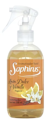 Aromatizador Limón Y Vainilla Saphirus 250Ml